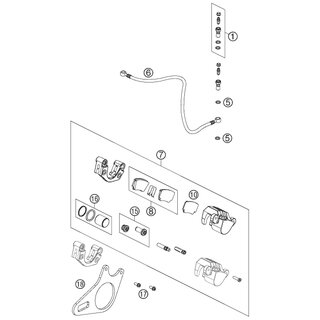 KIT REPARACION PISTON MAGURA 28MM