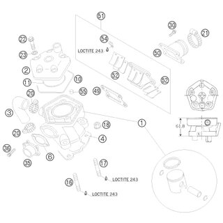 JUNTA BASE CILINDRO 0,4 MM