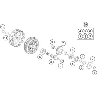 DISANCESPACER F. SPROCKET