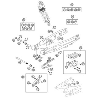 KIT PROTECTOR CADENA 105/85 SX