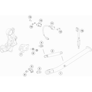 CABALLETE LATERAL L=295MM ENDURO08