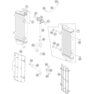 MANGUERA PREFORMADA MOTOR/REFRIGERADOR