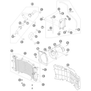SISTEMA DE MANGUERAS DE AGUA DE REFRIGERACIN R/S