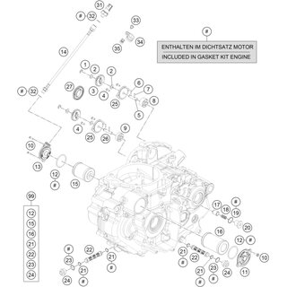 ENGRANAJE DE LA BOMBA DE ACEITE 20-T