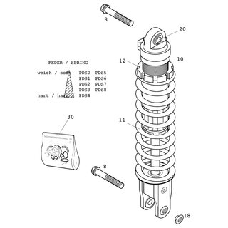 SPRINGRETAINER PDS M6 00