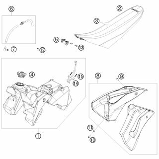 SPOILER SET BLAU   2009 / 2010