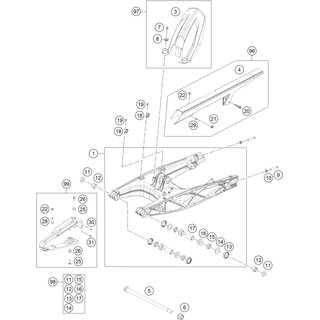 KIT PROTECTOR CADENA 125/200