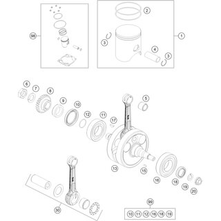 PISTON I 250 FREERIDE CPL. 14