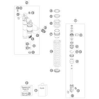 KIT DE RODAMIENTOS KGW 1525 990DUKE