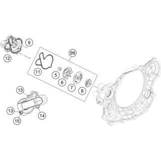 BOMBA DE AGUA REP. KIT 12-14