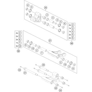 PULL ROD REP. KIT 690 DUKE