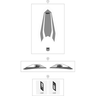 DISPLACEM.STICKERSET 300 XC 16