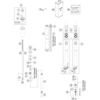 KIT JUNTA TRICA HORQUILLA 48MM