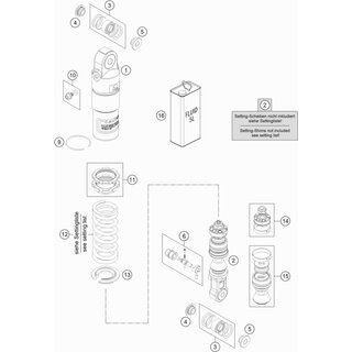 PARTE SUPERIOR DEL MONOAMORTIGUADOR L140 CPL.