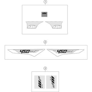 CALCA PARTE TRASERA 450 SX-F 16