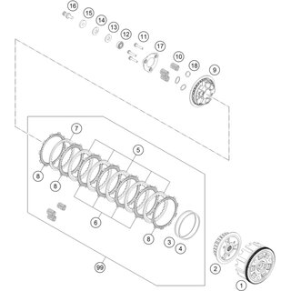 CUBO EMBRAGUE INTERIOR