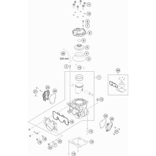 CILINDRO + PISTN CPL. 125