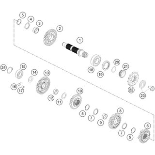 CIRCLIP XDNS-25 S02