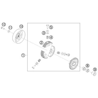 KIT DE MUELLES DE EMBRAGUE B