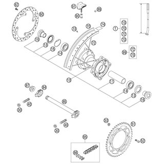 RADIOS TRASERO 16 4/3,5/4-17103