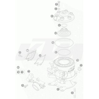 CILINDRO CON BRIDA 85 SX 07