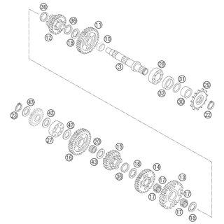 PIN LOCO 2 G. 28-T 07