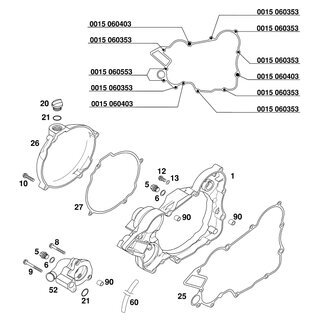 TAPA EMBRAGUE CPL. 125/200