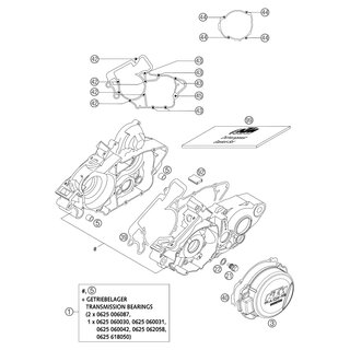 CAJA DEL MOTOR CPL. W. TR.BEAR.