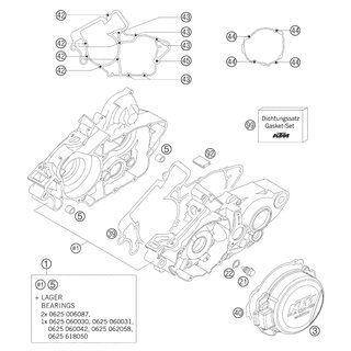 CARCASA MOTOR CPL. W. TR.BEAR