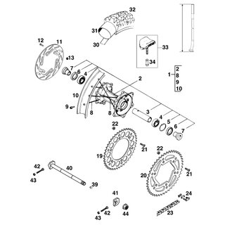 TUERCA HEXAGONAL M20X1,5