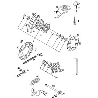 TUBO SEPARADOR DE RODAMIENTOS L=98,3MM