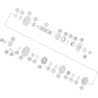 AXIAL-CIRCLIP 25X1,64