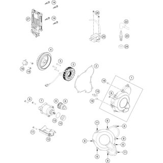 TAPA DE PROTECCIN MOTOR DE ARRANQUE