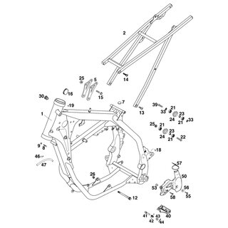 PEDAL L/S SX PLATA 20