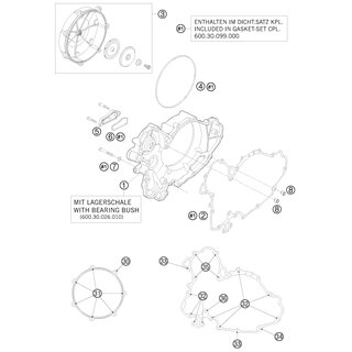 TAPA EMBRAGUE LC8 CPL. 08