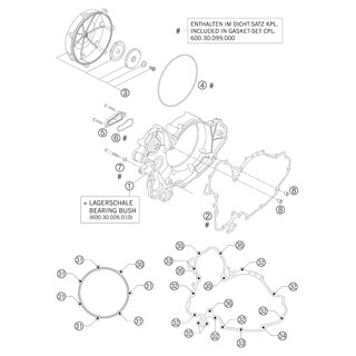 TAPA EXTERIOR EMBRAGUE CPL. 06