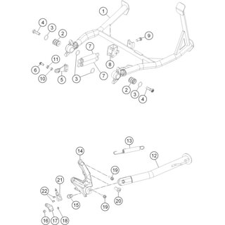 CABALLETE LATERAL L=279 MM