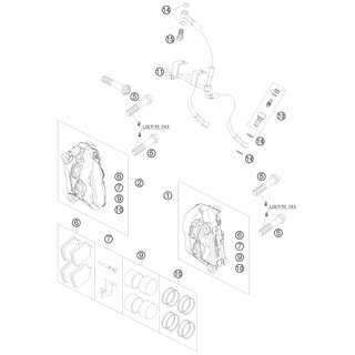 PINZA FRENO DELANTERO IZQDA./DCHA. 07