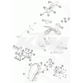 SCHEINWERFERTR�GER RECHTS 08