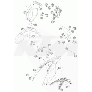 KENNZEICHENHALTER-OBERTEIL