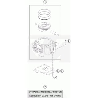 Zylinder + Kolben kpl.