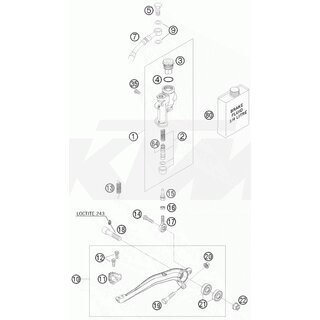 Fubremshebel m. Druckst.07