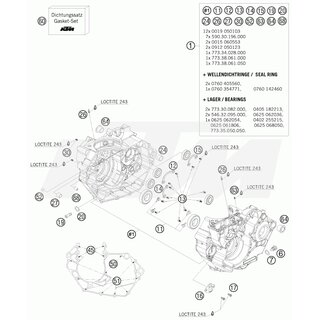DICHTUNGSSATZ 450/505 SX-F