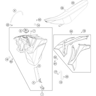 KIT SPOILER EXC FACTORY 2015