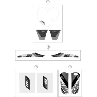 ADHESIVO REARPART 250 SX-F 2015