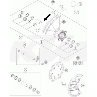 BREMSSCHEIBE VORNE D=260MM  15
