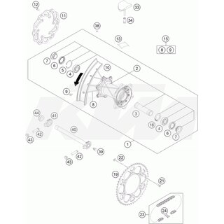 BREMSSCHEIBE HINTEN D=220MM 15
