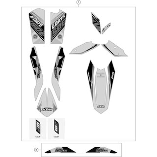 CALCOMANA REARPART 250 EXC SD 15