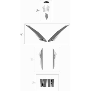 KIT CALCAS SPOILER 250 SX 17