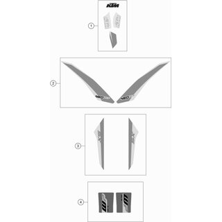 KIT CALCAS SPOILER 450 SX-F 17